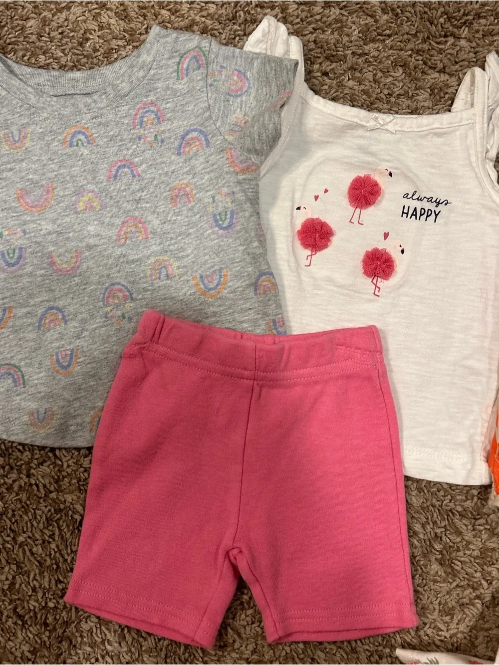 Girls summer lot of 6 clothes 0-3 months